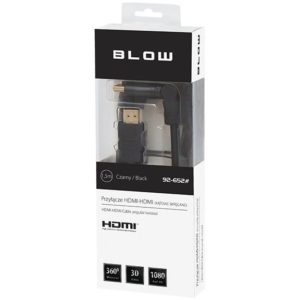 Καλώδιο HDMI - HDMI με ρυθμιζόμενη γωνία 1.5m BLOW DM-92-652