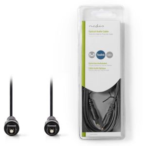NEDIS CAGB25000BK20 Optical Audio Cable TosLink Male - TosLink Male 2.0m Black NEDIS.