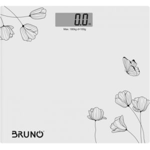 BRUNO ψηφιακή ζυγαριά BRN-0055, έως 180kg, λευκή BRN-0055.