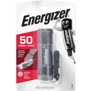 Φακός Energizer 2D Metal LED 50 lumen Ασημί.