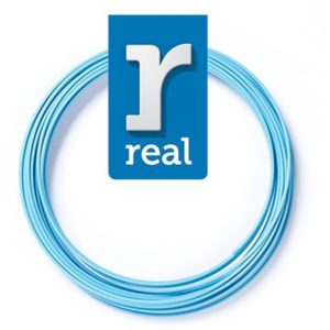 REAL PLA 3D pen filament Light Blue ( 10 m / 1.75 mm ) (3DPFPLALBLUE10MM175) (REF3DPFPLALBLUE10MM175).
