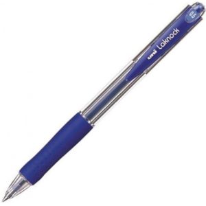 Uni-Ball Στυλο Sn-100 Laknock Κουμπι 0,5 Blue (SN10005BL) (UNISN10005BL).