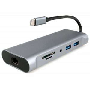 GEMBIRD USB TYPE-C 7-IN-1 MULTIPORT ADAPTER (HUB3.0+HDMI+VGA+PD+CARD READER+STEREO AUDIO) A-CM-COMBO7-01( 3 άτοκες δόσεις.)
