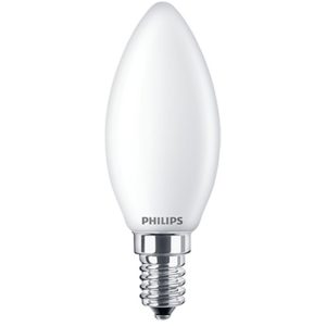 Philips E14 LED Warm White Matt CandleBulb 6.5W (60W) (LPH02417) (PHILPH02417).