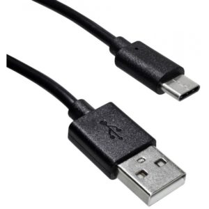 Καλώδιο σύνδεσης Jasper USB-C 2,1Α Μαύρο 1.5m.