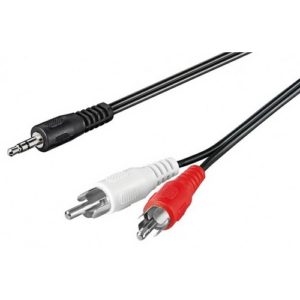 3,5mm 3-Pin Stereo σε 2 RCA stereo 5μ.