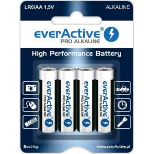 everActive Pro Αλκαλικές Μπαταρίες AA 1.5V 4τμχ.