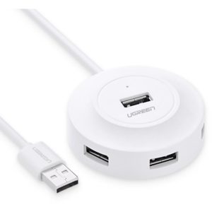 Hub USB 2.0 UGREEN CR106 White 20270 CR106/20270