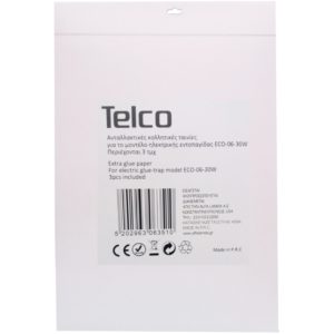 Telco Αυτοκόλλητα χαρτιά με κόλλα για ECO-06-30W 3ΤΜΧ