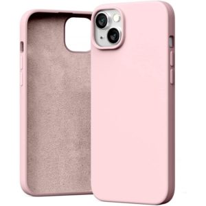 Θήκη Goospery Silicone για Apple iPhone 14 Plus Pink Sand.