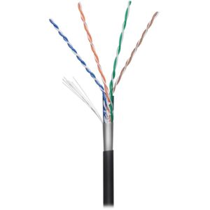 NEDIS CCBGOFTP5BK100 CAT5e F/UTP Network Cable Solid - 100m Black NEDIS.( 3 άτοκες δόσεις.)