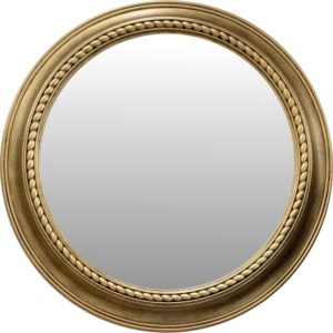 ArteLibre Καθρέπτης Τοίχου Χρυσό Πλαστικό Φ76.2x5.8cm.( 3 άτοκες δόσεις.)