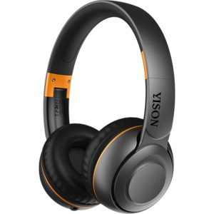 YISON headphones B3, wireless & wired, BT 5.0, μαύρα B3-BK.