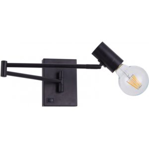 Home Lighting SE21-BL-52 ADEPT BLACK WALL LAMP B3 77-8281( 3 άτοκες δόσεις.)