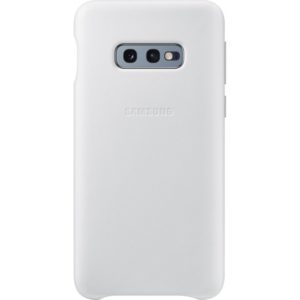 Θήκη Faceplate Samsung Leather Cover EF-VG970LWEGWW για SM-G970F Galaxy S10e Λευκή.