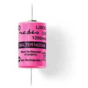 NEDIS BALTER14250A Lithium Thionyl Chloride Battery ER14250 3.6 V 1200 mAh NEDIS.