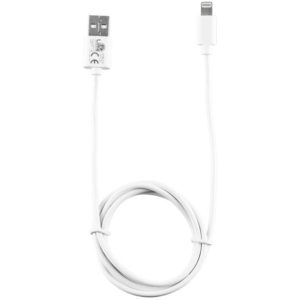Καλώδιο Lightning Long USB 2.4A Φόρτισης - Data 1m Λευκό LULO1 Lime