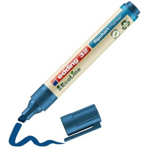 Edding 32 EcoLine Flipchart Marker Blue (4-32003) (EDD4-32003).