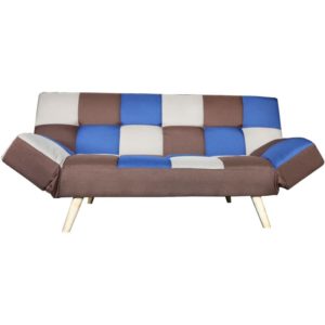 ArteLibre Καναπές Κρεβάτι Τριθέσιος FLO Πολύχρωμο 190x98x90cm VS1835B.( 3 άτοκες δόσεις.)