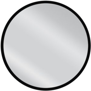 ArteLibre Καθρέπτης Τοίχου MAKUR Μαύρο Μοριοσανίδα/Γυαλί 60x60cm.( 3 άτοκες δόσεις.)