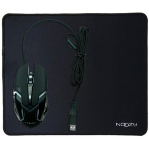 Ενσύρματο Ποντίκι Gaming Noozy GM-32 6D με 6 Πλήκτρα, 3200 DPI και Mousepad.