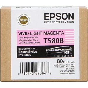 Epson Μελάνι Inkjet T580B Vivid Light Magenta (C13T580B00) (EPST580B00).( 3 άτοκες δόσεις.)