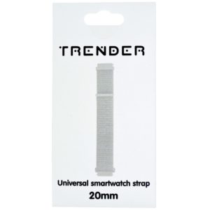 Ανταλλακτικό Λουράκι Trender TR-NY20WH Nylon 22mm Λευκό.
