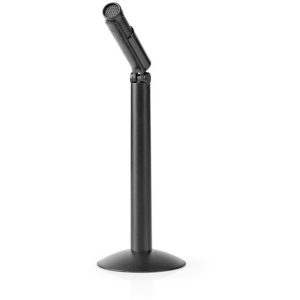 NEDIS MICSJ100BK Wired Microphone Stand Adjustable Angle 3.5 mm NEDIS.