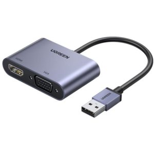 USB 3.0 to HDMI+VGA UGREEN CM449 20518 CM449/20518( 3 άτοκες δόσεις.)