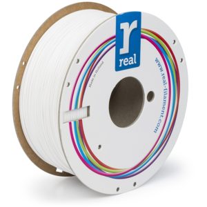 REAL PETG 3D Printer Filament - White – spool of 1Kg - 2.85mm (REFPETGSWHITE1000MM300).