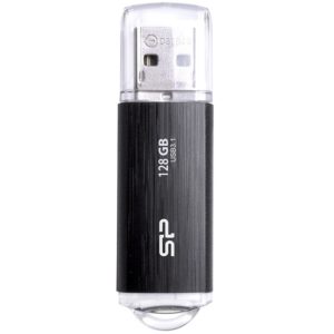 SILICON POWER USB Flash B02, 128GB, USB 3.1 Gen1, μαύρο SP128GBUF3B02V1K.