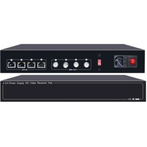 FOLKSAFE video and power receiver hub FS-HD4604VPS12, 4 channel FS-HD4604VPS12.( 3 άτοκες δόσεις.)