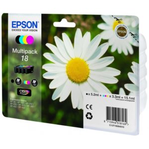 Epson Μελάνι Inkjet No.18 Multipack (C13T18064012) (EPST180640).( 3 άτοκες δόσεις.)