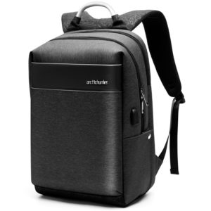 ARCTIC HUNTER τσάντα πλάτης B00218L με θήκη laptop 15.6, USB, μαύρη B00218L-BK.( 3 άτοκες δόσεις.)
