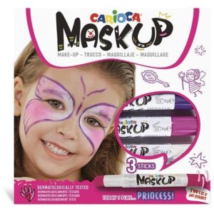 Carioca Mask Up προσώπου Princess σετ 3 χρωμάτων (Σετ 6τεμ).
