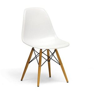 Oslo καρέκλα πλαστική λευκή με 4 πόδια Υ81x45x35εκ..