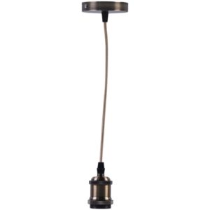 Avide Pendant Lamp Socket Bronze 1xE27.