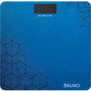 BRUNO ψηφιακή ζυγαριά BRN-0073, έως 180kg, επαναφορτιζόμενη, μπλε BRN-0073.