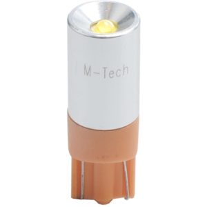M-Tech W5W 12V T10 W2,1x9,5d LED 1xCREE ΛΕΥΚΟ (ΚΑΡΦΩΤΟ CAN-BUS) 1ΤΕΜ. M-TECH.