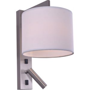 Home Lighting SE 122-2A LUCAS WALL LAMP NICKEL MAT B1 77-3582( 3 άτοκες δόσεις.)