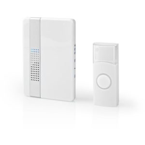 NEDIS DOORB223CWT Wireless Doorbell Set Mains Powered 36 Melodies NEDIS.