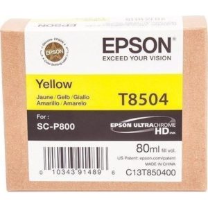 Epson Μελάνι Inkjet T8504 Yellow (EPST850400).( 3 άτοκες δόσεις.)