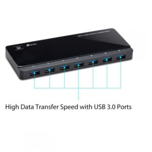 TP-Link UH720 V4 USB 3.0 7-Port Hub with 2 Charging Ports( 3 άτοκες δόσεις.)
