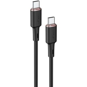 Καλώδιο σύνδεσης Acefast C2-03 USB-C σε USB-C 3A 60W 1.2m Μαύρο.
