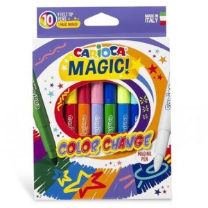 Carioca magic color change μαρκαδόροι 10 χρωμάτων (Σετ 6τεμ).