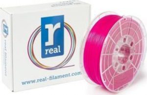 REAL PLA 3D Printer Filament - Fluorescent Pink - spool of 0.5Kg - 1.75mm (REFPLAFPINK500MM175).