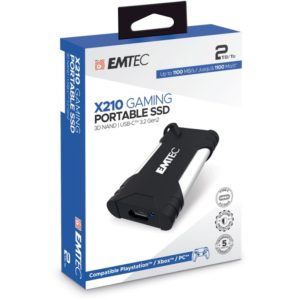 Emtec Εξωτερικός SSD 3.2Gen2 X210 500GB Portable Gaming. ECSSD500GX210G.( 3 άτοκες δόσεις.)