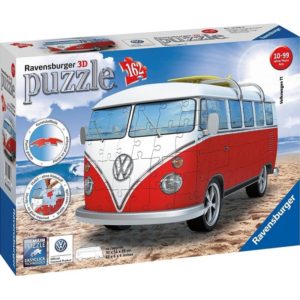 Ravensburger 3D Puzzle: VW Bus T1 Surfer Edition (162pcs) (12516).( 3 άτοκες δόσεις.)