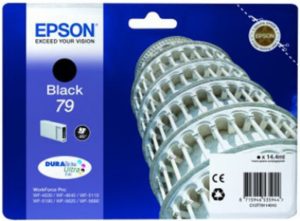 Epson Μελάνι Inkjet Series 79 Black (C13T79114010) (EPST791140).