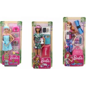 Mattel Barbie - You Can Be Anything - Dark Skin Doll with Puppy in a Backpack Accessories (GRN66).